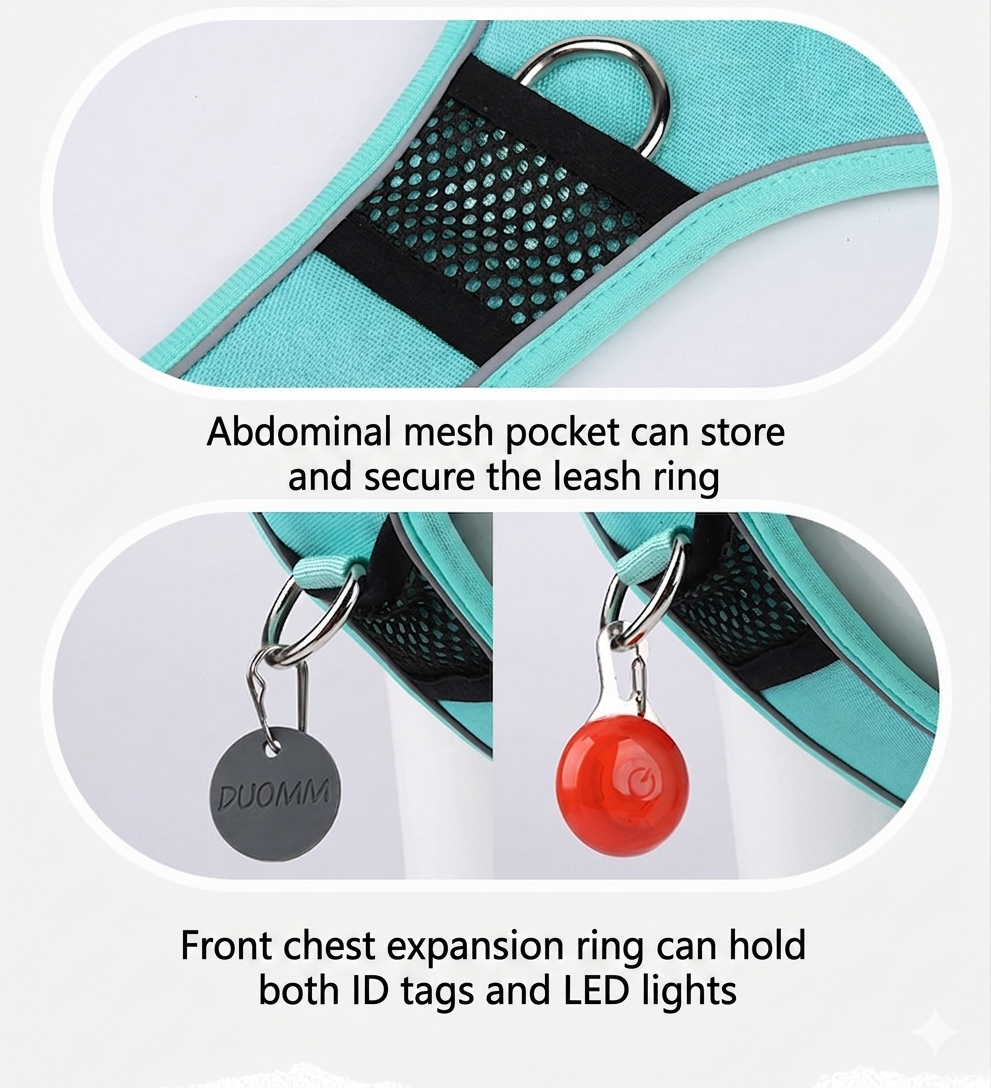 airtag integrated no pull dog harness
