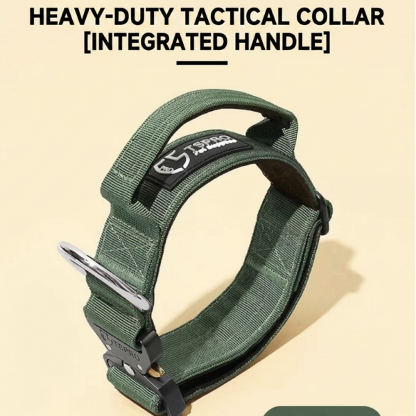 Heavy-Duty Tactical Dog Collar