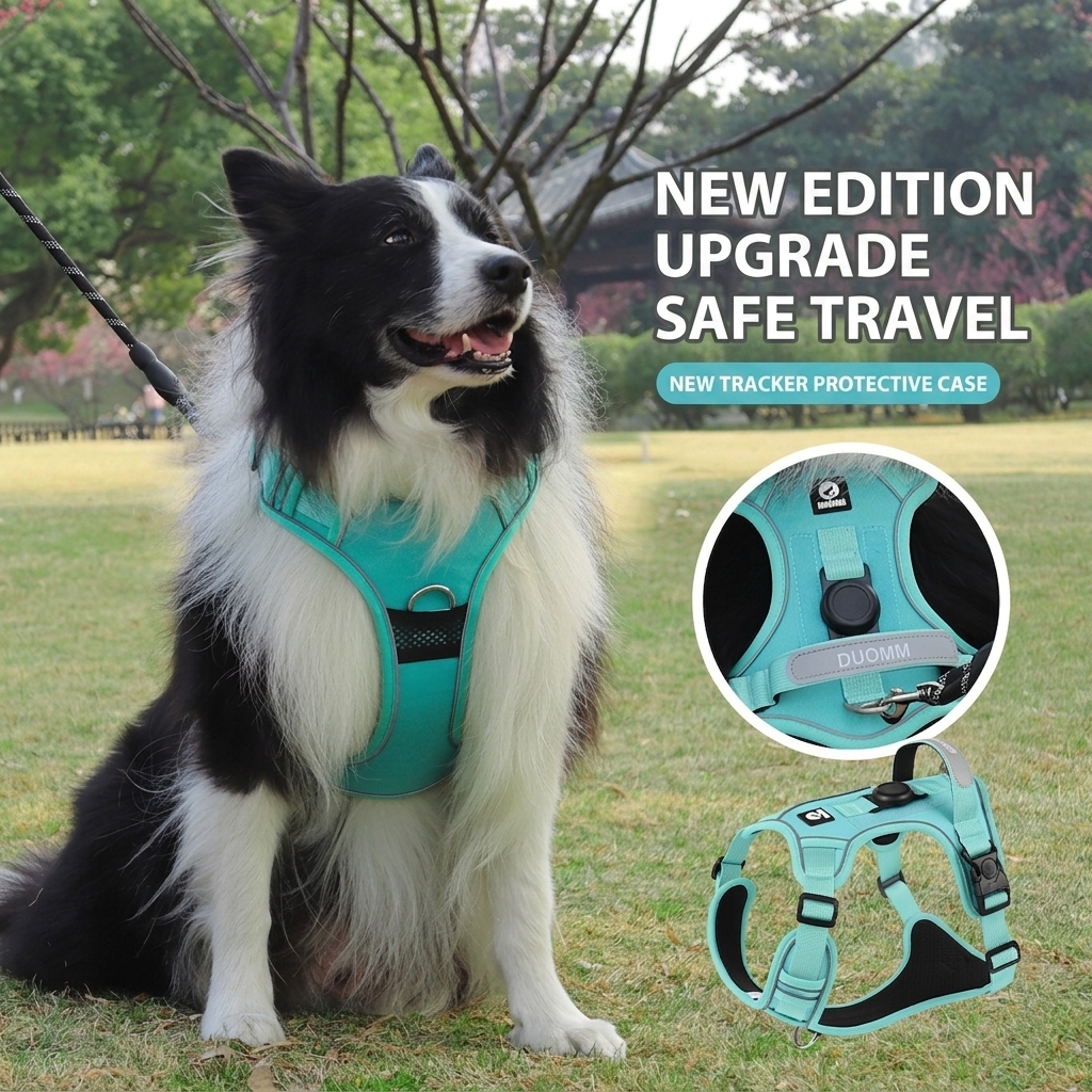 airtag integrated no pull dog harness